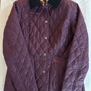 Barbour Women's Plum Quilted Utility Jacket